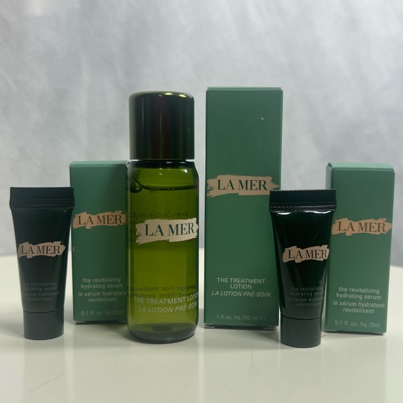 NIB La Mer Luxury Skincare Bundle of 3 Treatment Lotion + 2 Revitalizing Serum - Picture 2 of 3